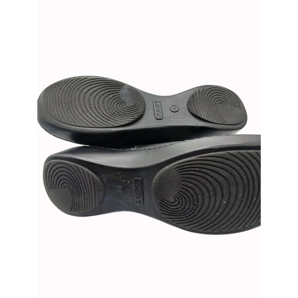 Naot Womens Black Leather Mary Jane Shoes Adjustable Strap EU 42 US 11 Comfort - Picture 9 of 15